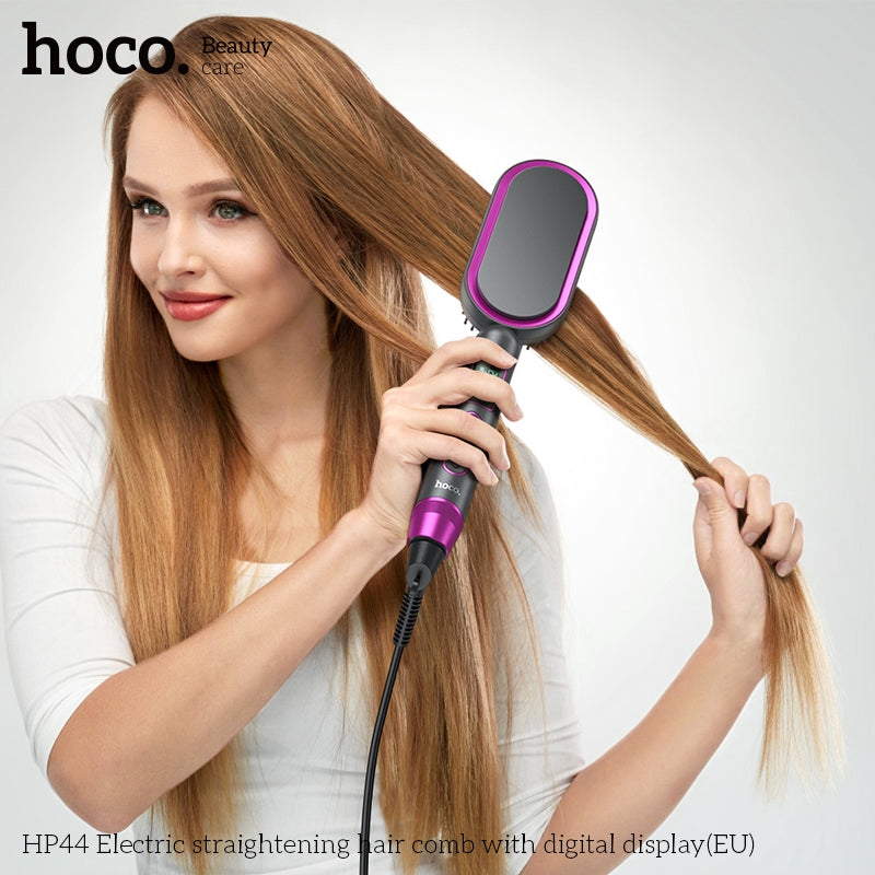 Hoco HP44 Electric Straightening Hair Comb With Digital Display EU