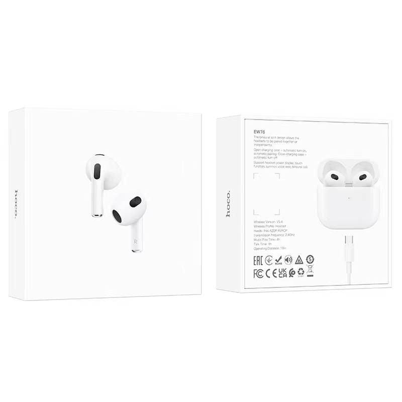 Hoco EW76 Airpod 3rd Gen Design TWS Headset White