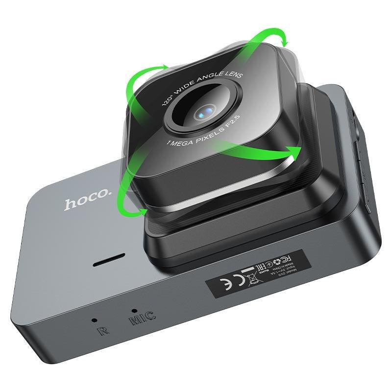 Hoco DV9 3 Inch Screen 120° Driving Recorder 720P Metal Gray