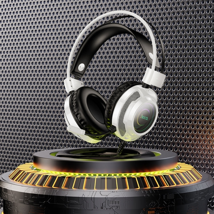 Hoco W110 Resource RGB Gaming Headphones White