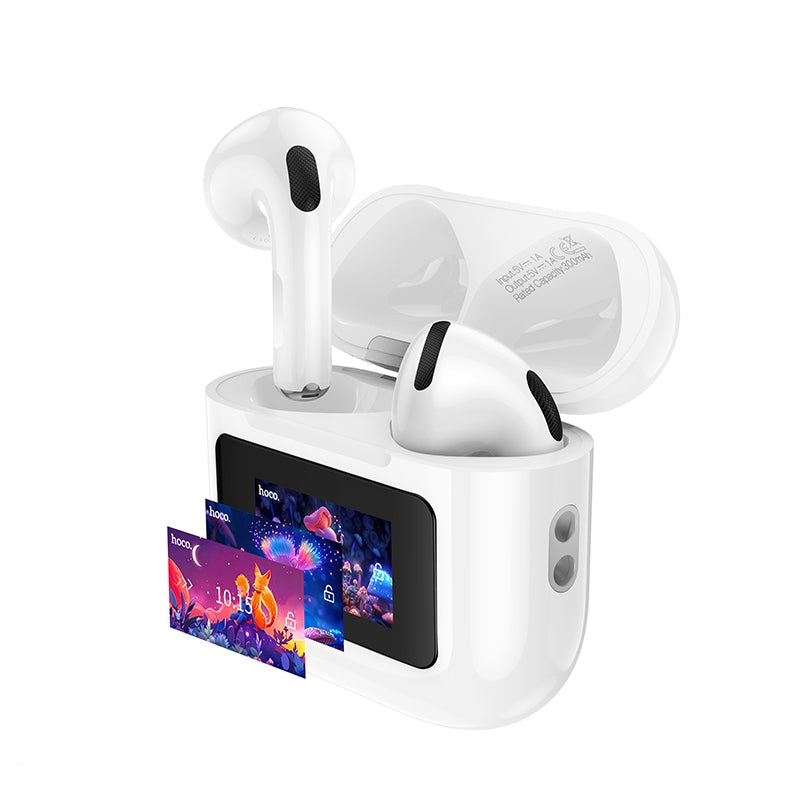 Hoco EW73 Touch Screen True wireless BT Headset White