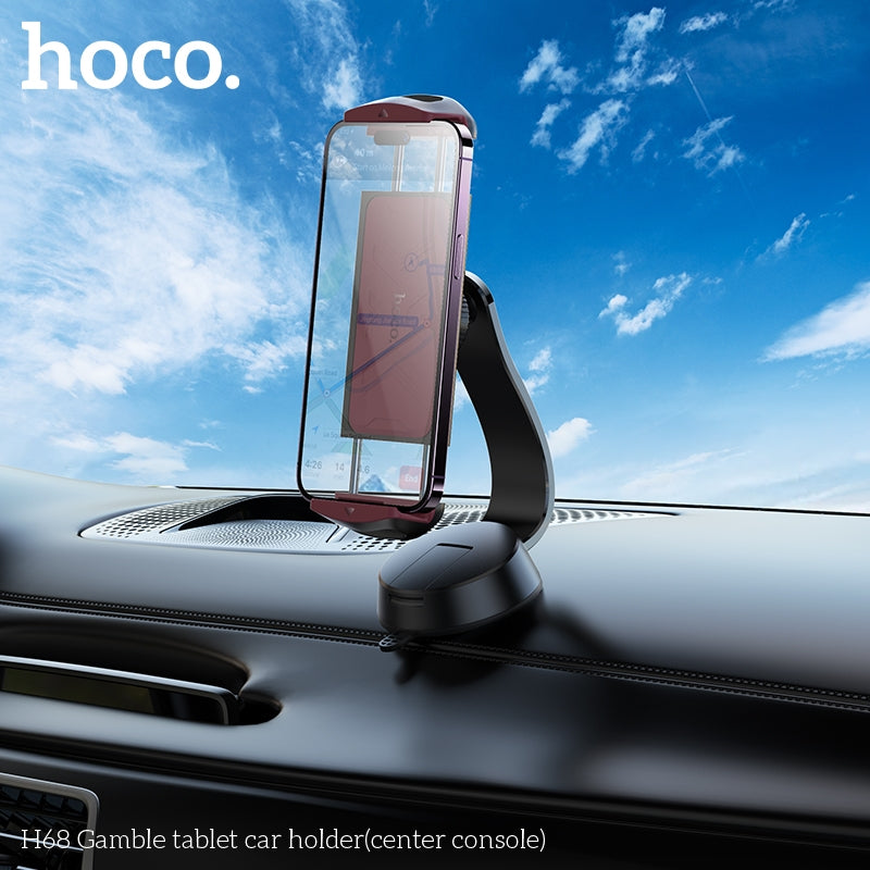 Hoco H68 Gamble Dash Board Tablet Car Holder Black & Red
