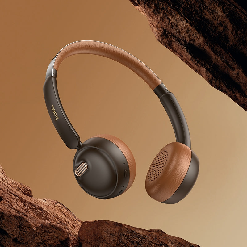 Hoco W62 Verso Retro BT 30H Headphones Brown