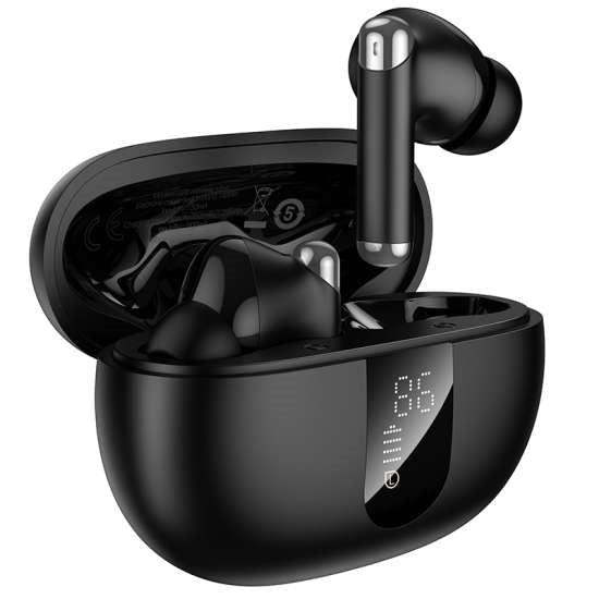 Hoco EQ26 True Wireless ANC+ENC BT Headset Black