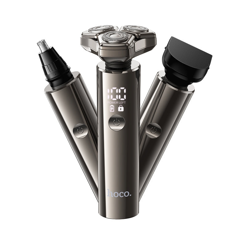 Hoco HP36 3 In 1 Multifunctional Grooming And Shaving Set Gray