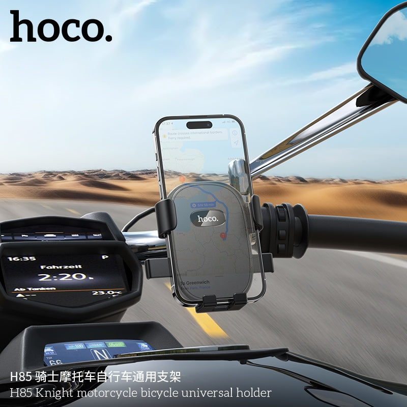 Hoco H85 Knight Motorcycle Bicycle Universal Holder Black
