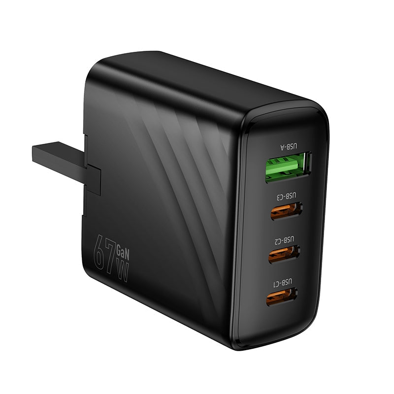 Hoco CS27B 4 OutPut Supply PD67W 3C1A Charger