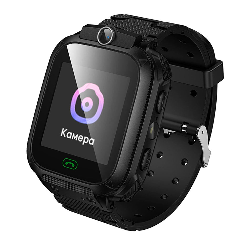 Hoco Y105 Kids Built-in GPS Phone Camera Watch Black
