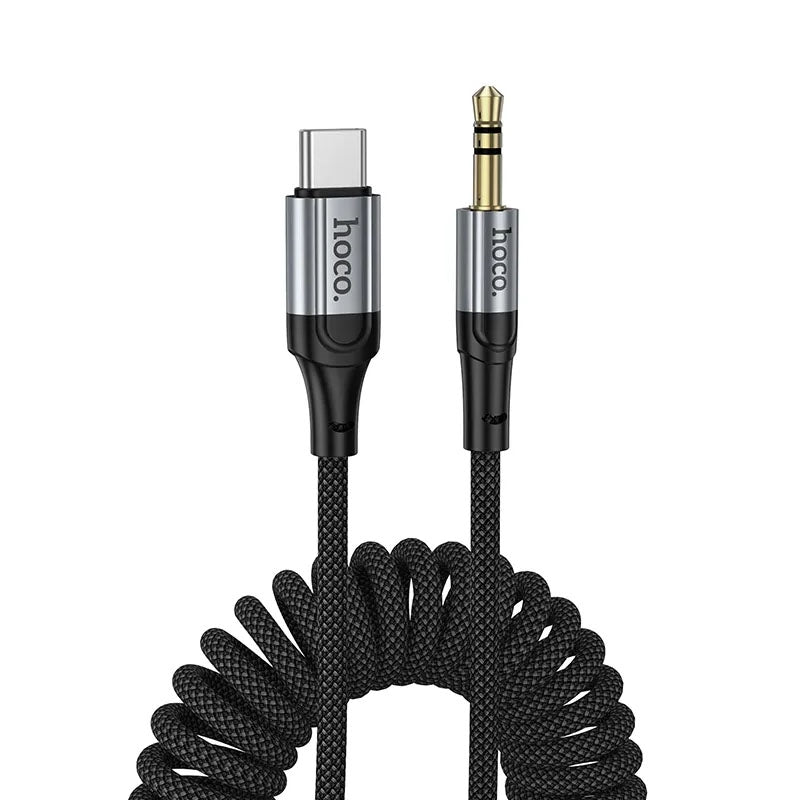 Hoco UPA33B Nuevo Digital Type-C To 3.5mm Audio Conversion Cable 1.5m Black
