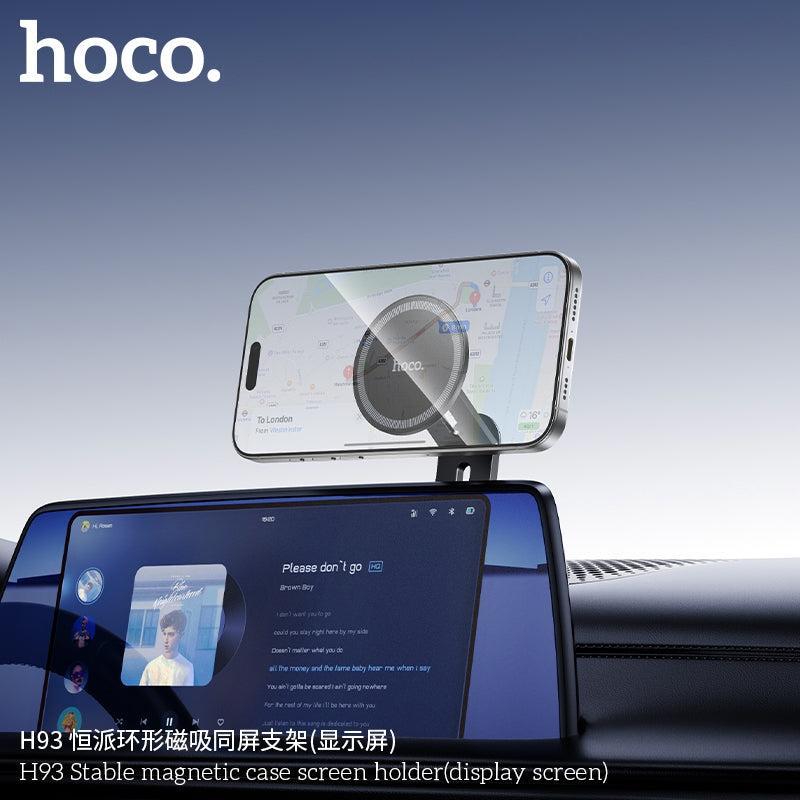 Hoco H93 Stable Dash Magnetic Case Screen Holder Black