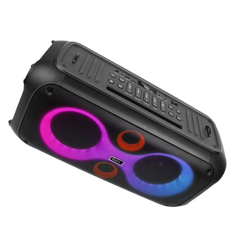 Hoco DS50 Magnificent Dual 6.5" LED BT Heavy Bass Speaker