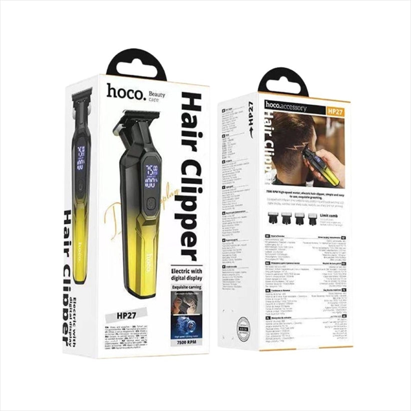 Hoco HP27 Digital Display Hair Clipper Gold