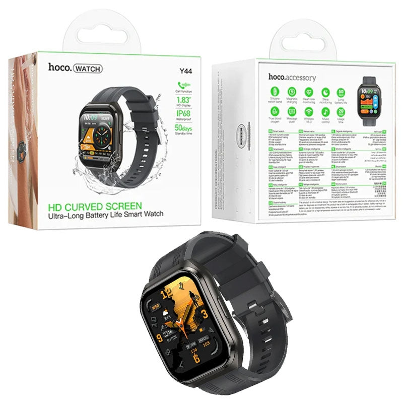 Hoco Y44 Smart Watch Call Version Black
