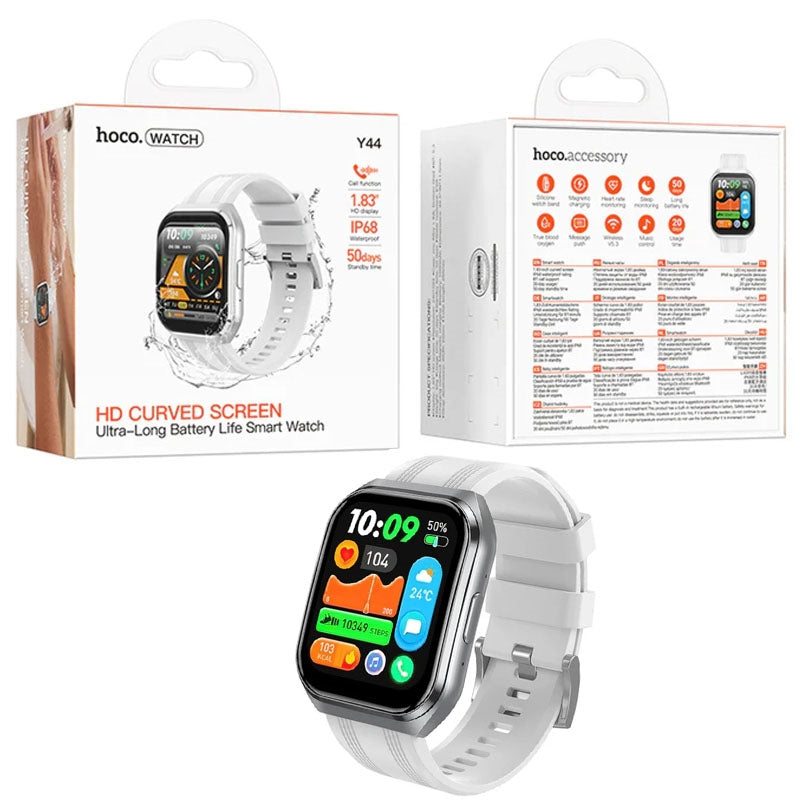 Hoco Y44 Smart Watch Call Version Silver