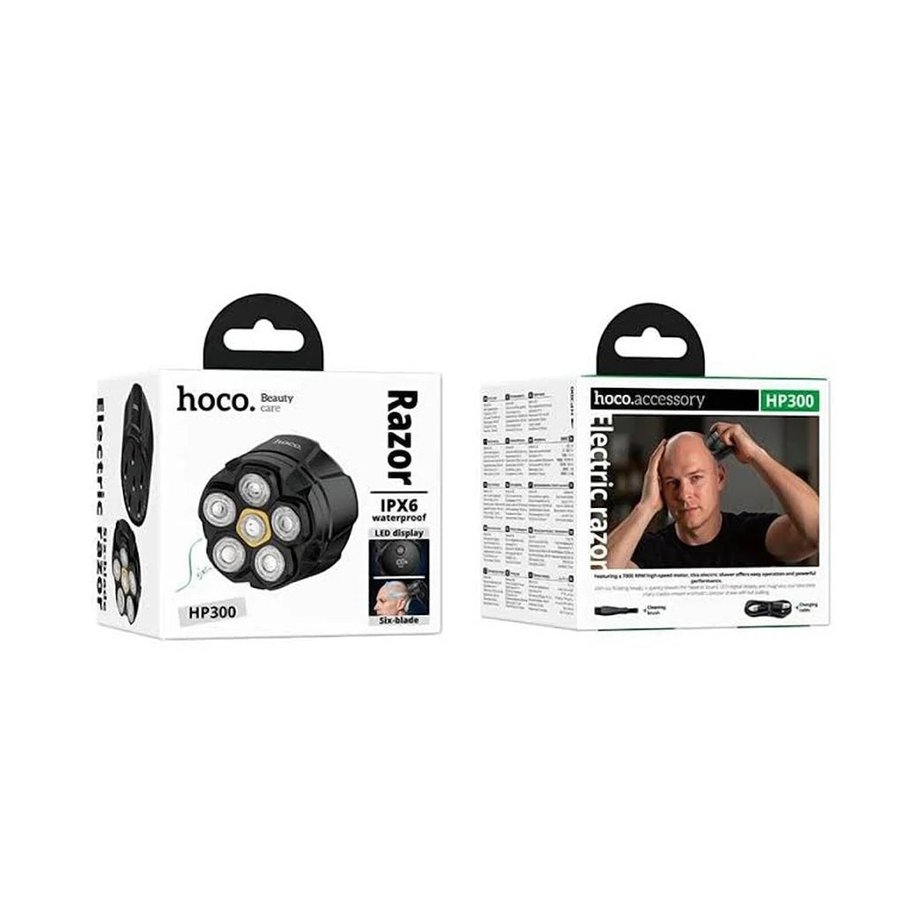 Hoco HP300 Six-Blade Razor Black