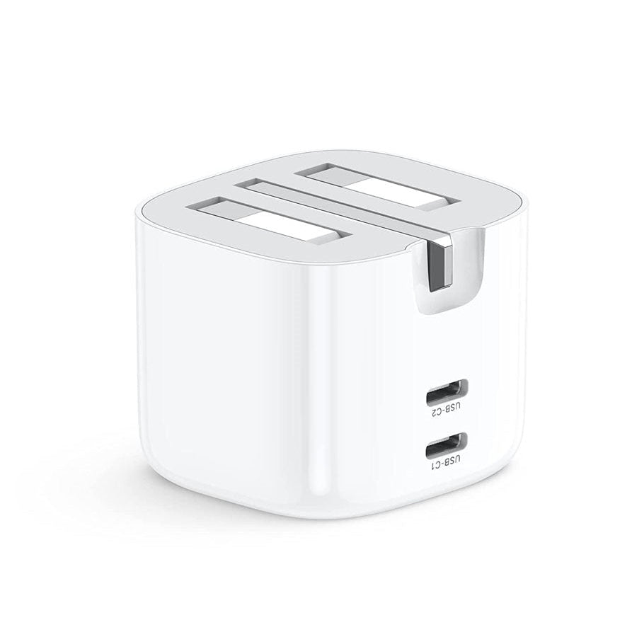 Ugreen 10344 Dual USB-C Foldable Fast Wall Charger 40W-www.firsthelptech.ie