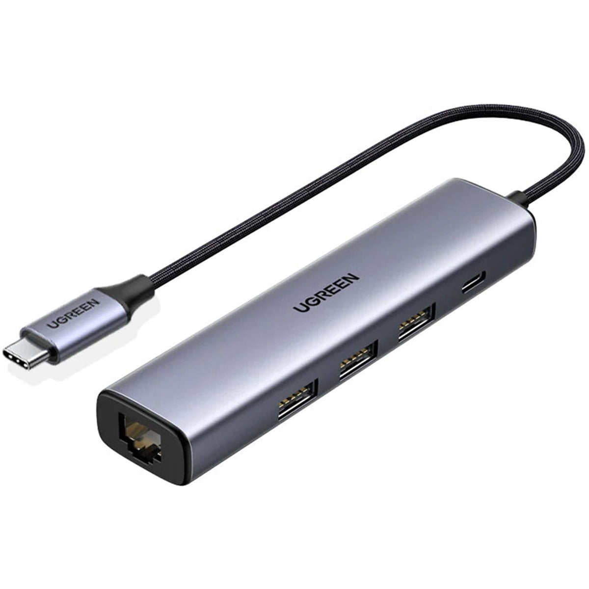 UGREEN 20932 USB-C Multifunction Gigabit Ethernet / 3 USB / Type-C Adapter 100W
