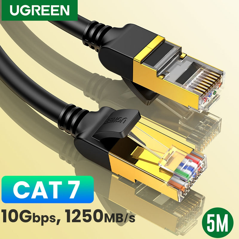 UGREEN 11263 Cat 7 U/FTP Lan Cable Flat Design 5M
