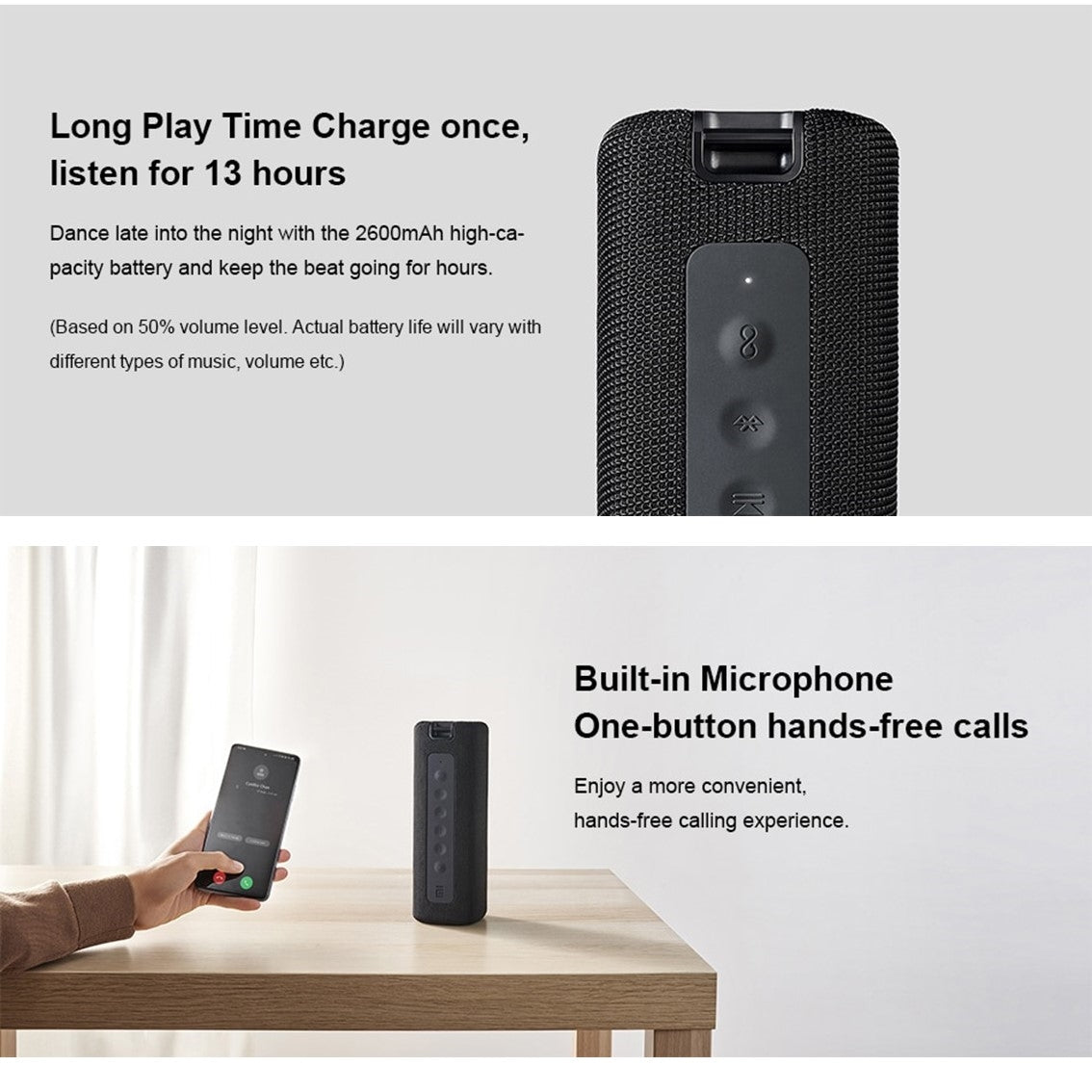 Parlante Xiaomi Mi Portable Bluetooth Speaker 2 – TecnoCompras Bolivia