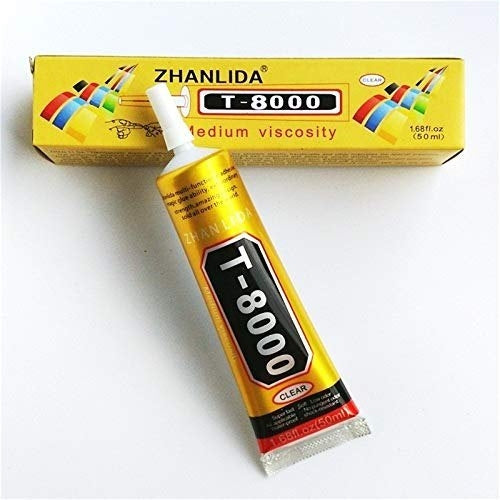 Zhanlida T8000 Plastic Phone Screen Glue Alice 50ml Transparent-www.firsthelptech.ie