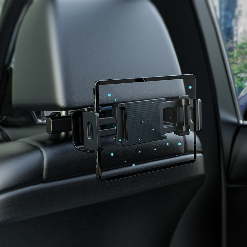 ACEFAST D8 In-Car Universal Phone & Tablet Headrest Holder Black-www.firsthelptech.ie