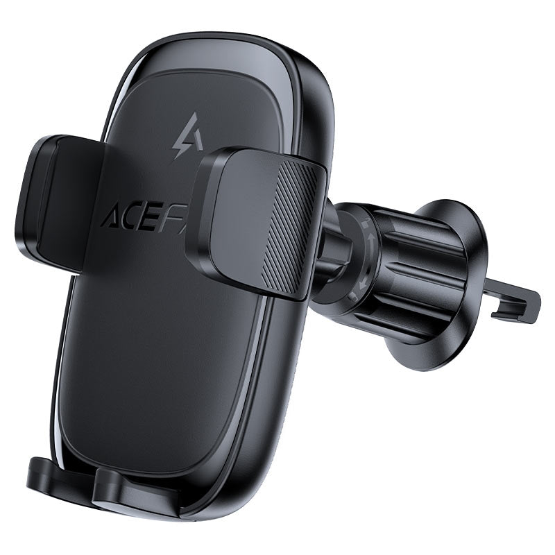 ACEFAST D48 Air Vent Mechanical Clamp Wireless Car Holder Black