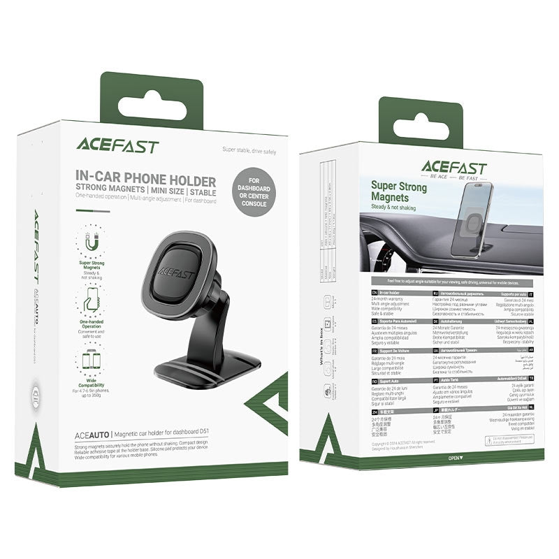 ACEFAST D51 Magsafe Magnetic Car Holder For Dashboard Black