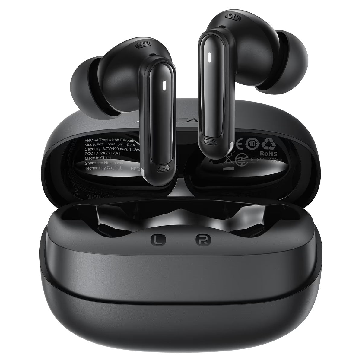 ACEFAST W8 ANC AI Translation Earbuds 35H Black