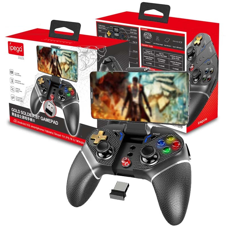 IPEGA PG-9218 Gold Warrior Ⅱ PS4 / N.S / iOS / Android / PC BT & 2.4G Gamepad