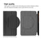 Premium Smart Cover For Samsung Galaxy Tab S8 Ultra Trifold Case Black
