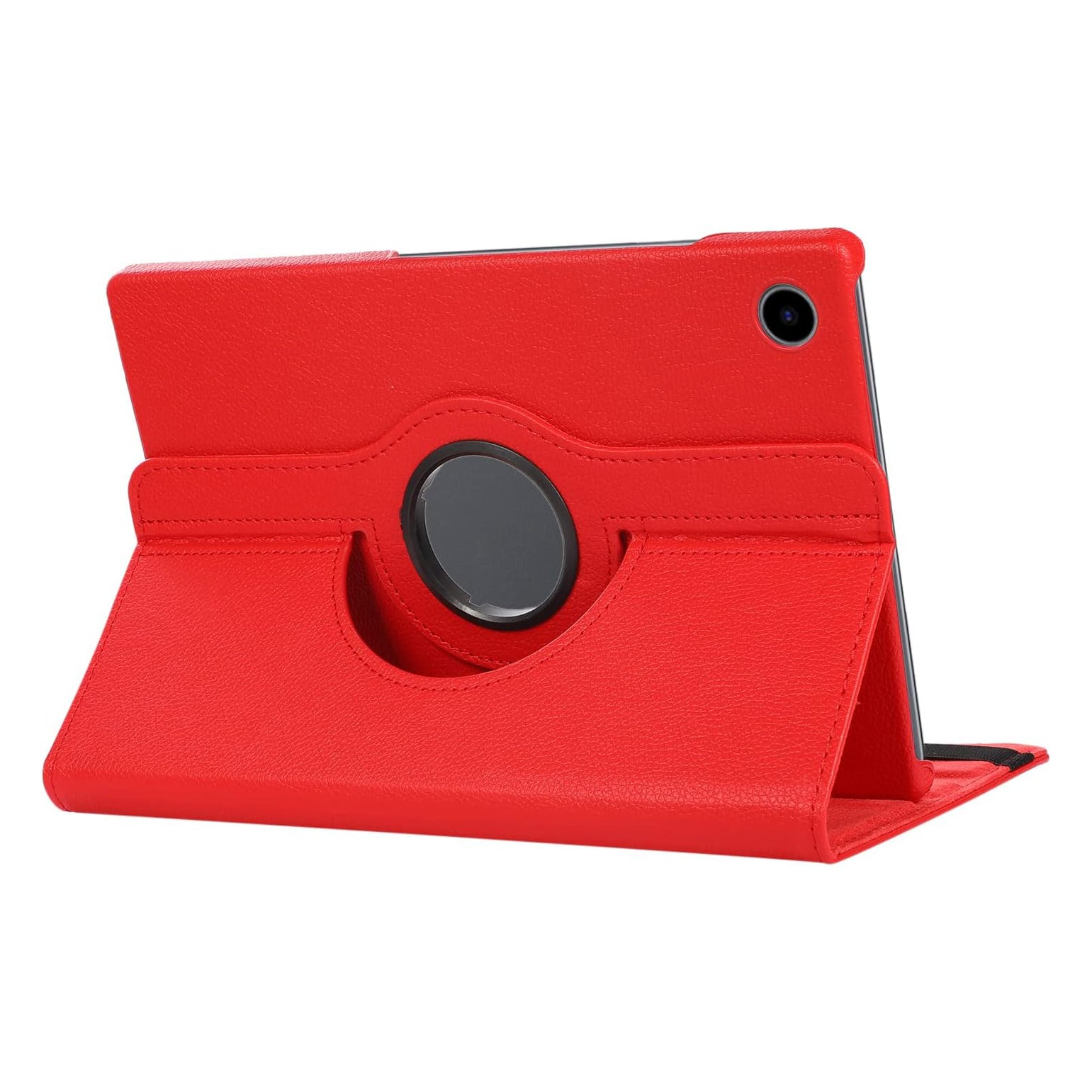 For Samsung Galaxy Tab A8 10.5 2021 Tablet Case 360° Rotating PU Leather Cover - Red