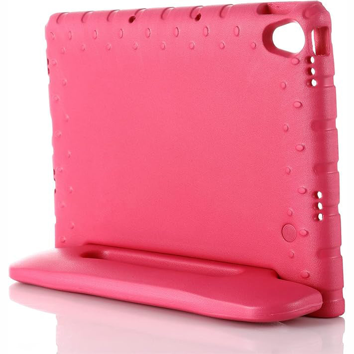 For Lenovo Tab P11 TB-J606F / J606X Kids Case Shockproof Cover With Stand - Pink-www.firsthelptech.ie