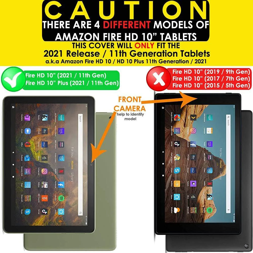 For Amazon Fire HD 10 Plus 2021 Tempered Glass Screen Protector