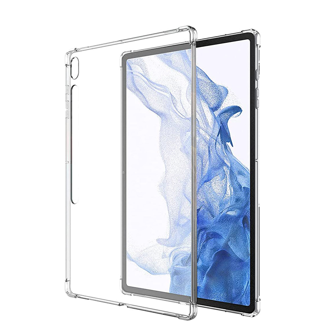 Clear Soft TPU Cover For Samsung Galaxy Tab S8 ShockProof Bumper Case-www.firsthelptech.ie