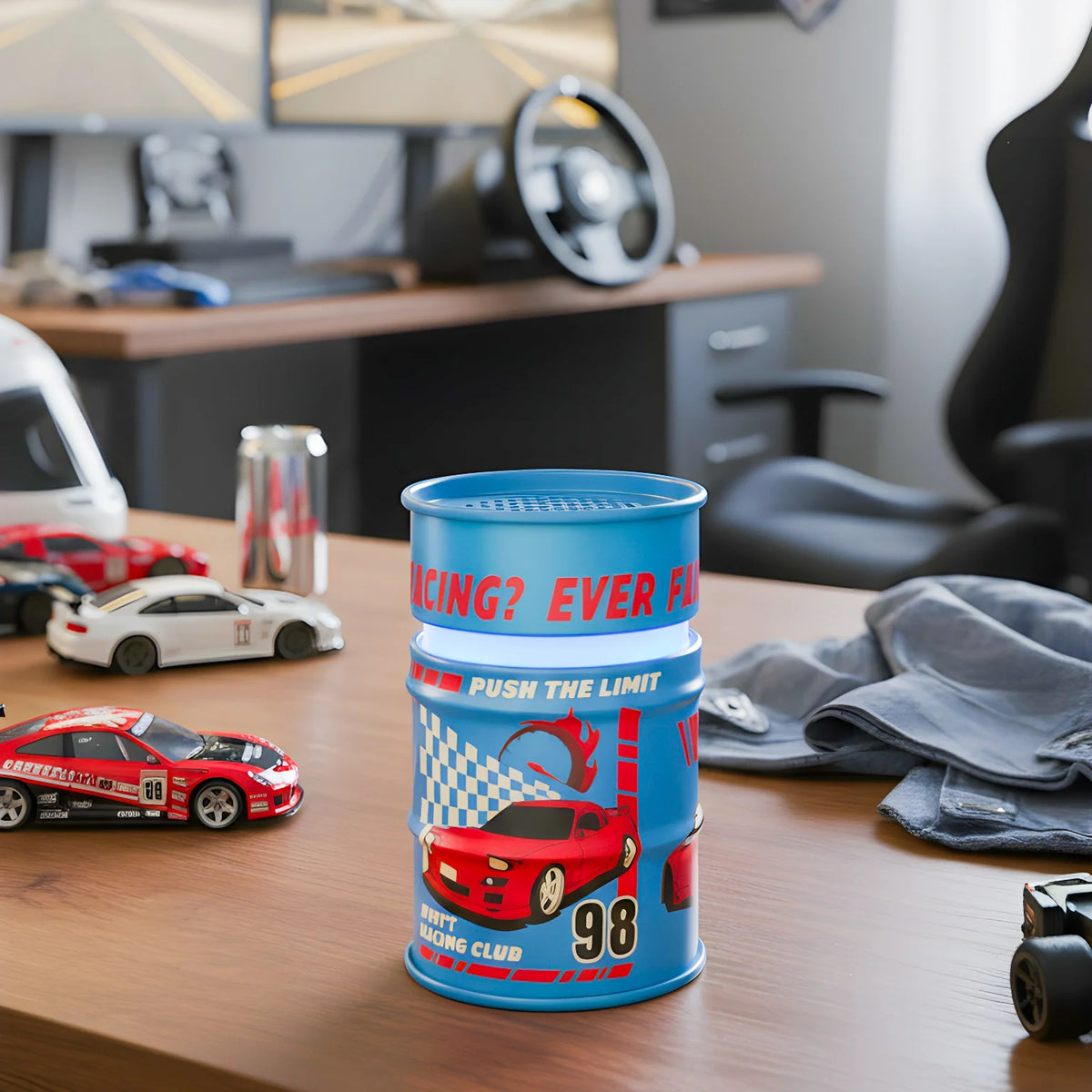 DrumBeat Drift Street Racing Bluetooth Speaker Blue
