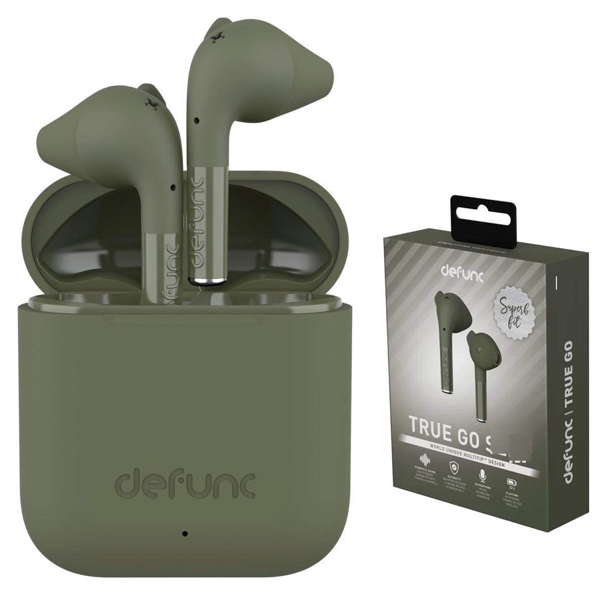DEFUNC True Go Wireless Bluetooth Earphones Green