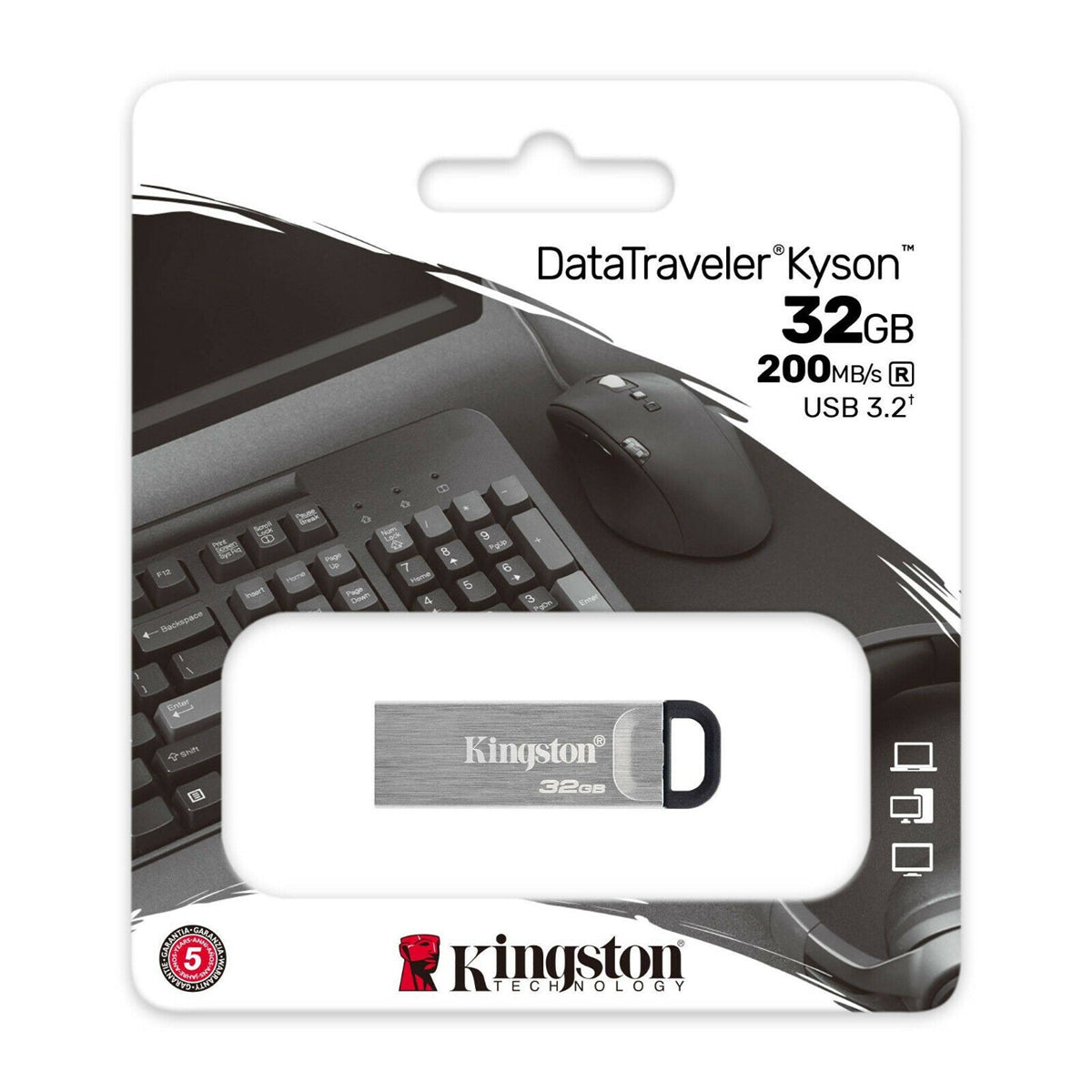 Kingston Kyson 200MB/s DataTraveler USB 3.2 Flash Drive 32 GB