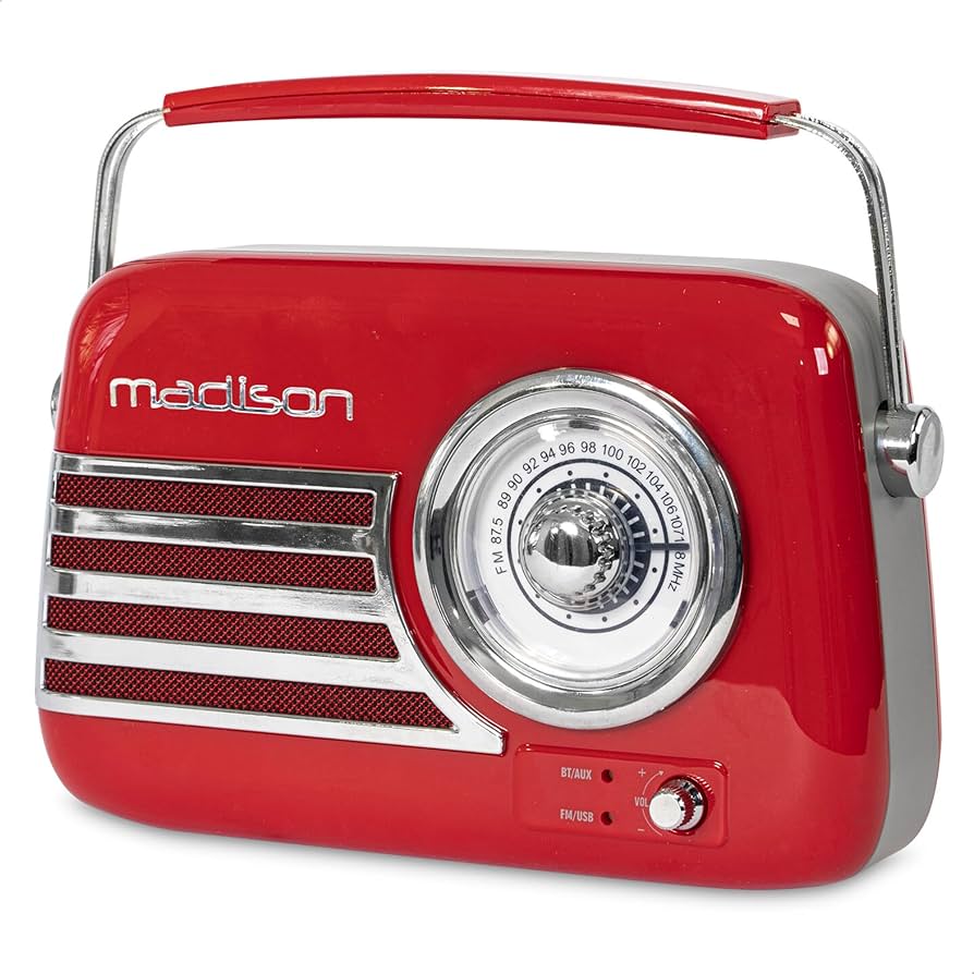 Madison FREESOUND-VR40R Bluetooth / FM Radio Red
