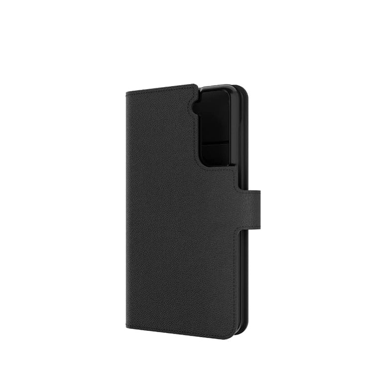 For Samsung Galaxy A12 ZAGG Defence Folio Leather Feel Case Black