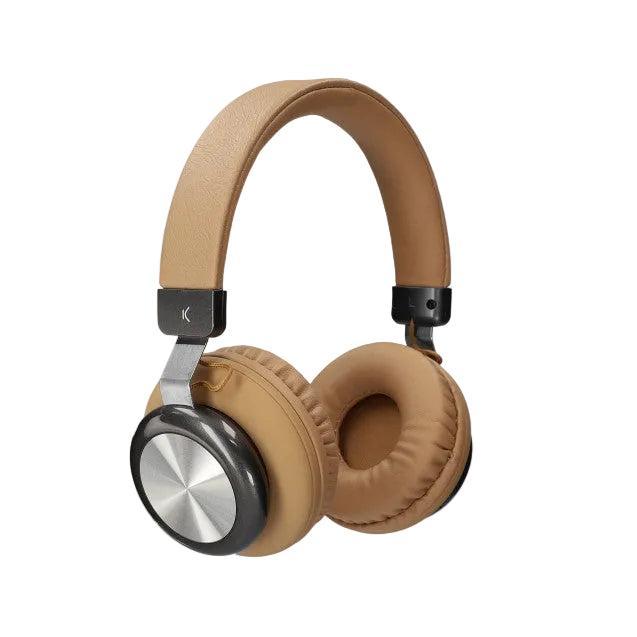 KSIX Retro 2 ENC Wireless Headphones Brown