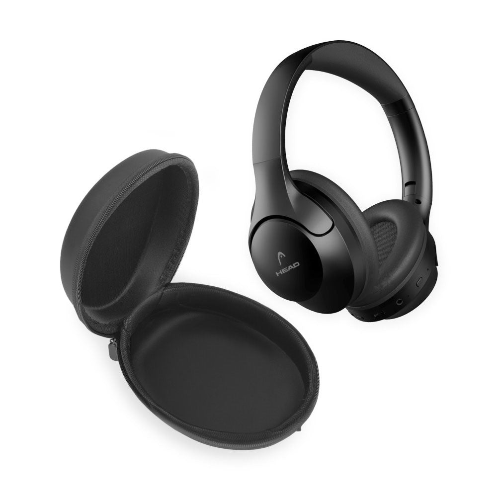 HEAD ANC + ENC Wireless Headphones 30h Battery Black