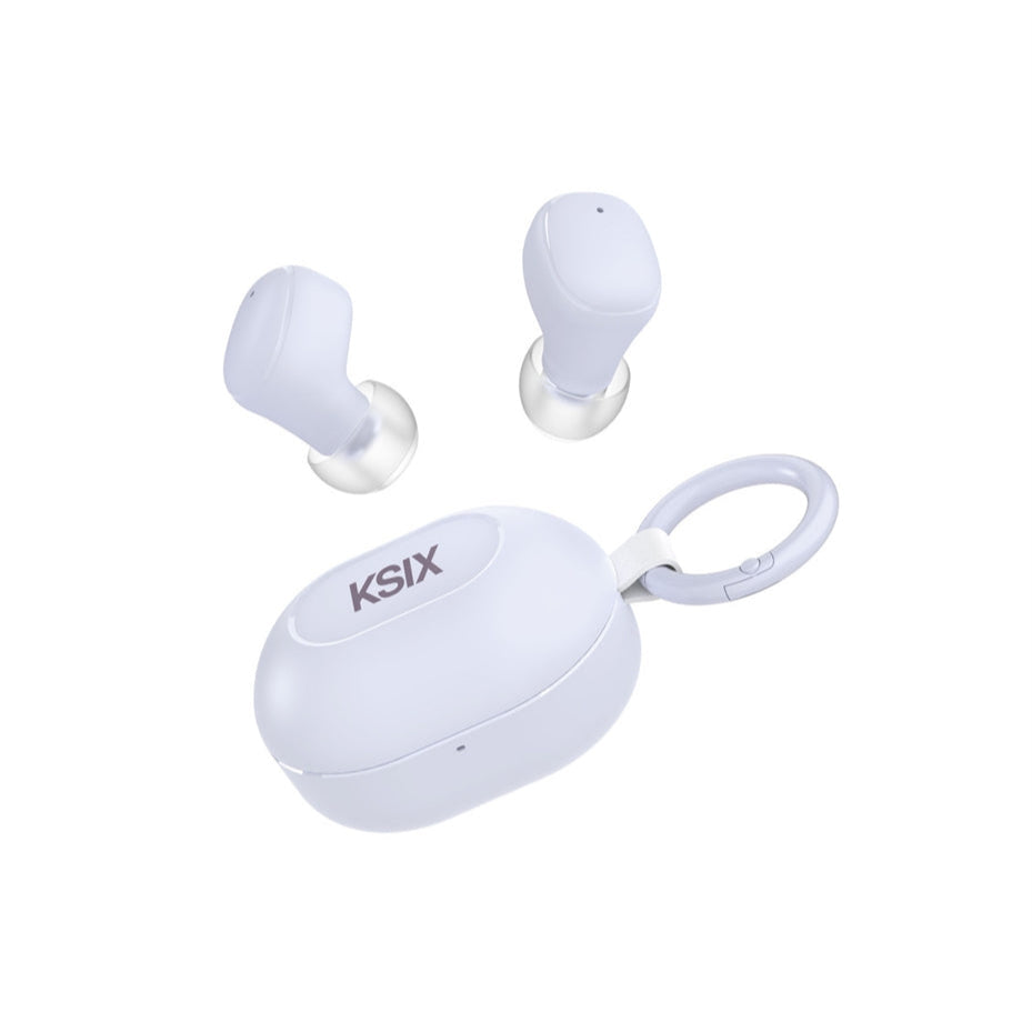 KSIX NEUTRON Wireless Earphones 20H Battery Calls Compact Calls USB-C Purple
