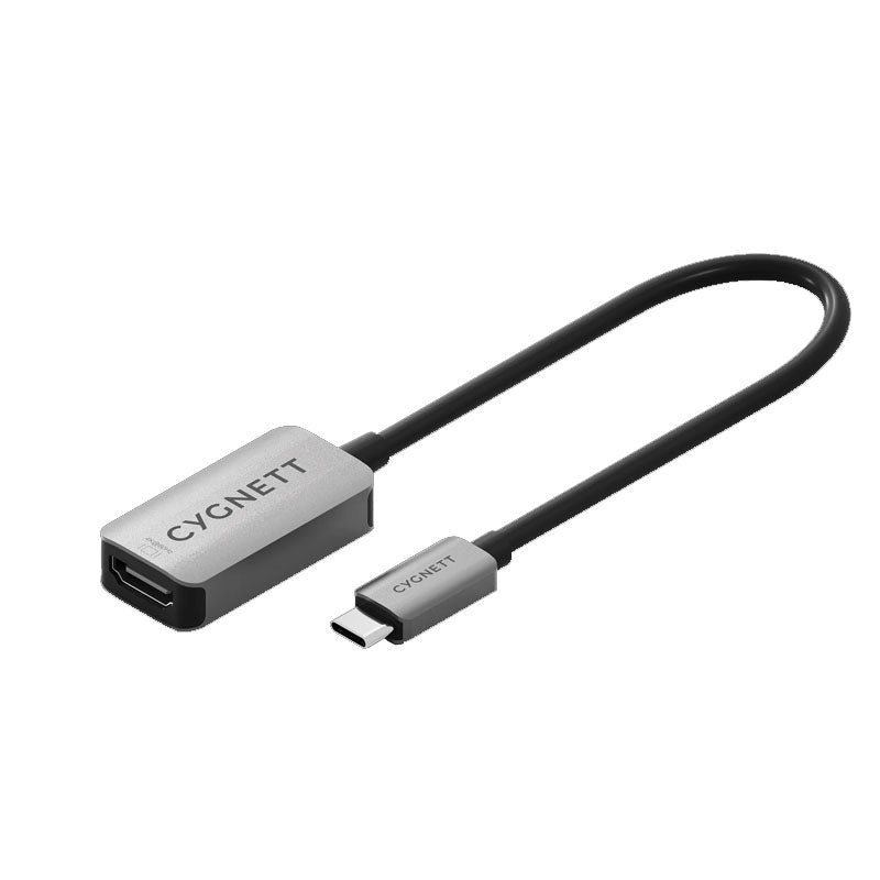 Cygnett CY5386CYHUB Type-C Male To HDMI Female 4K Adaptor Black
