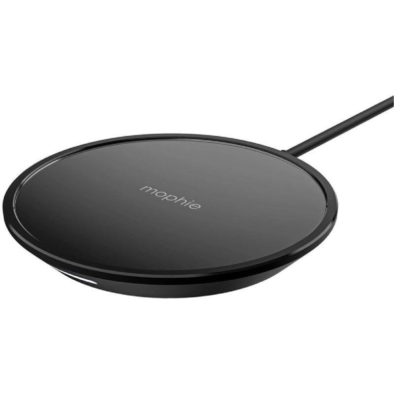 Mophie Fast Charging Wireless Charging Pad With Plug for iPhone & Airpods Black