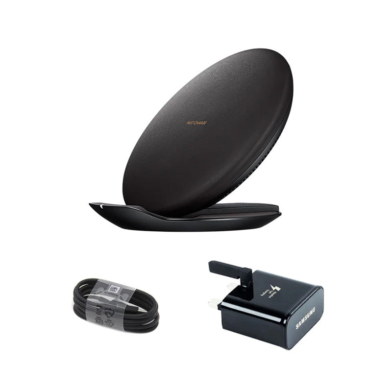 SAM Wireless Charger Stand Pad With Travel Adaptor TA200 PG950 Black