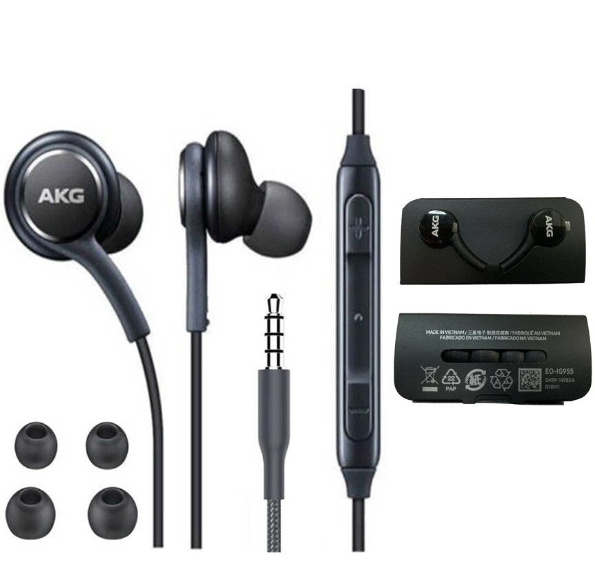 AKG EO-IA500BBE 3.5mm Stereo In-Ear Headset Black With Package