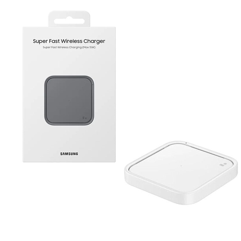 Samsung EP-P2400TWEGGB All in 1 Super Fast Wireless Charging Pad With 25W Plug White
