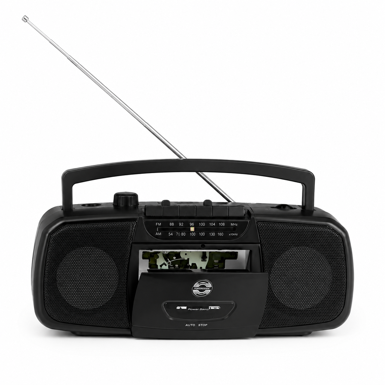 SCR315s Stereo Portable Cassette Player & FM Radio - Black