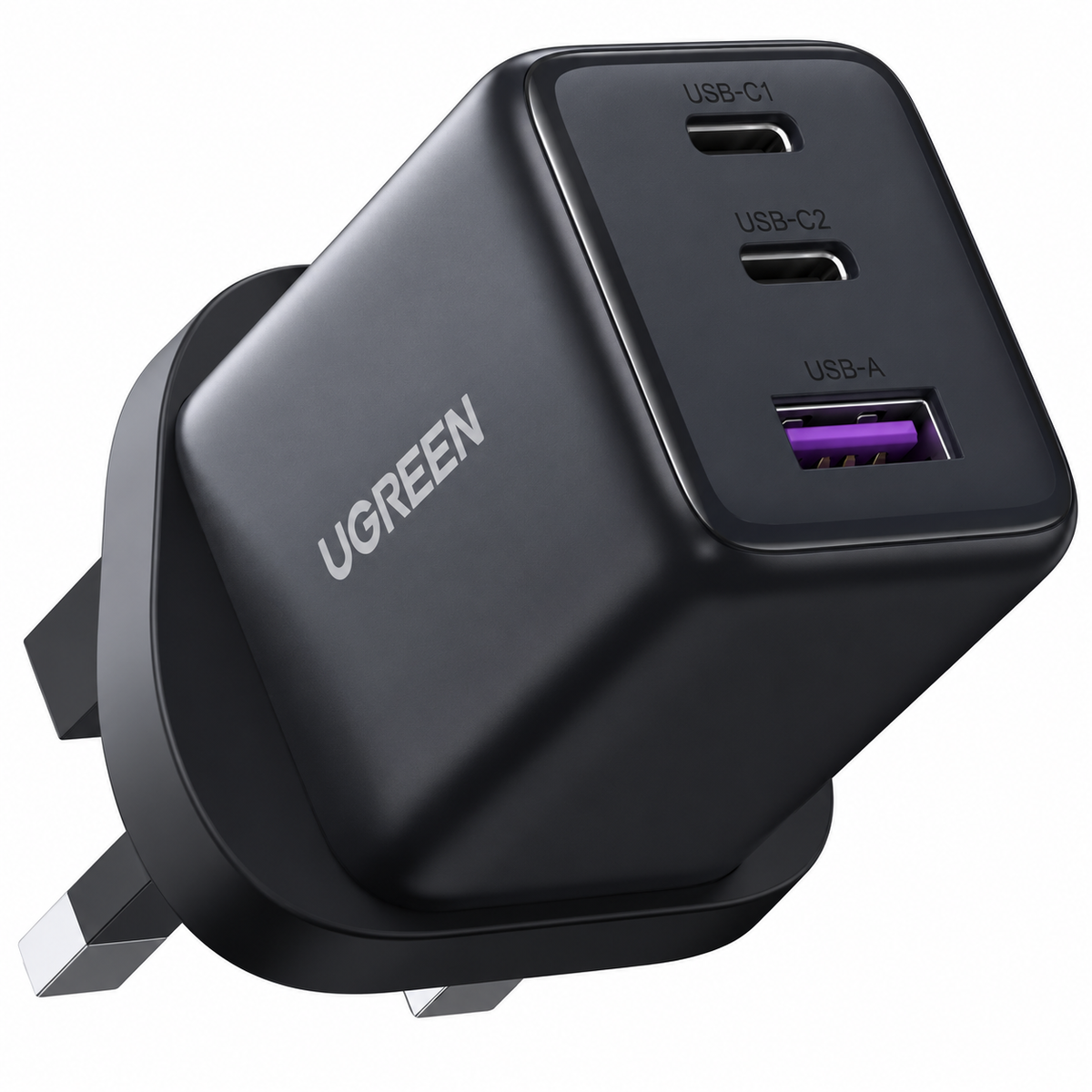 UGREEN 65036 30W 2-Port GaN Fast Charger Space Grey