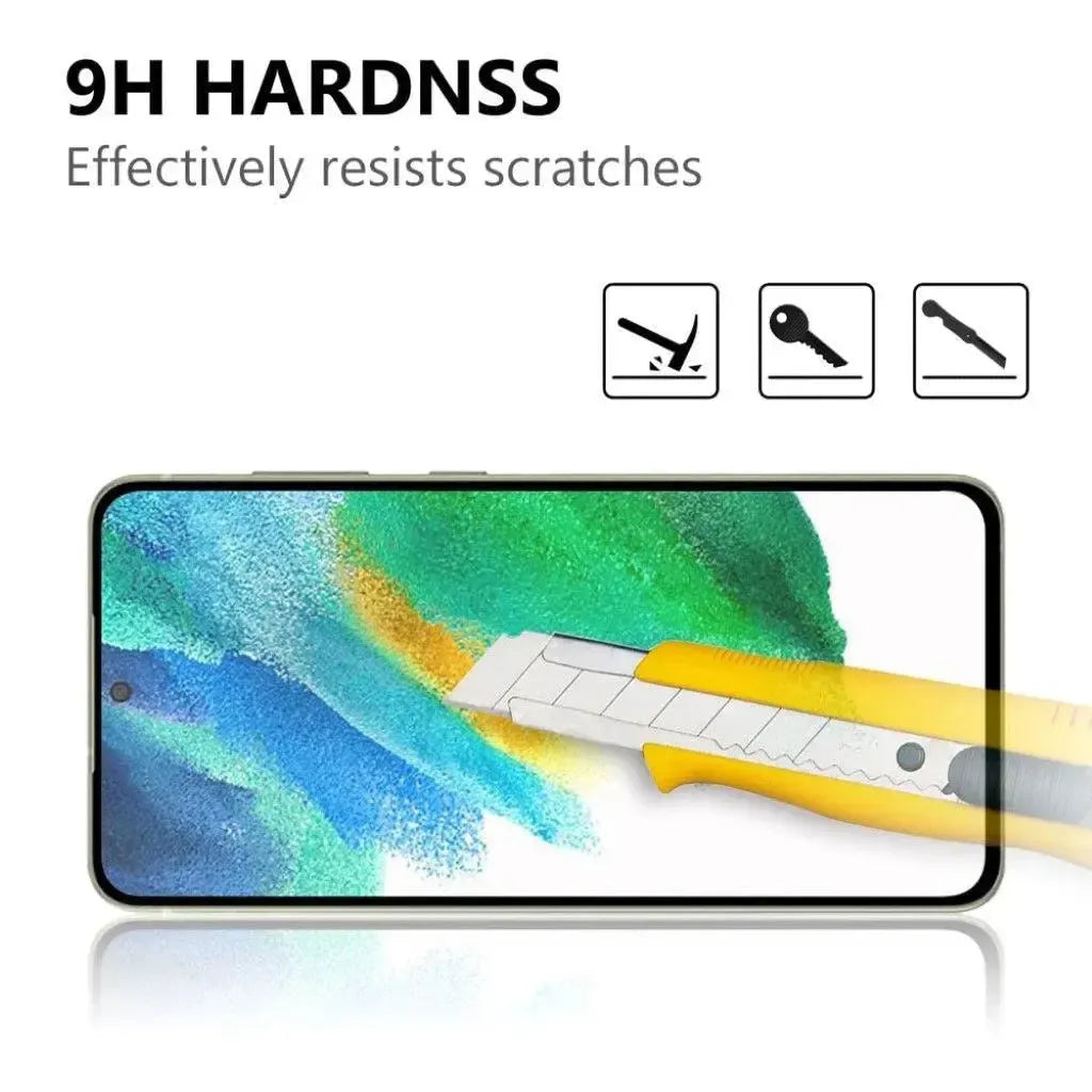 9D Full Coverage Screen Protector For Samsung Galaxy S21 FE 5G Tempered Glass